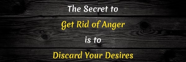 Get rid of anger